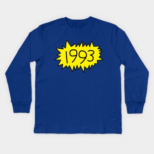 Retro 1993 Kids Long Sleeve T-Shirt